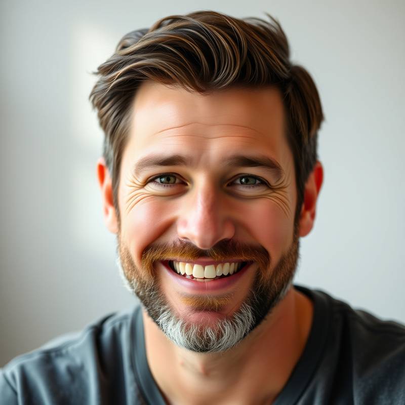 Headshot of Mr. David Lee, a smiling man with a beard and a relaxed, confident posture.