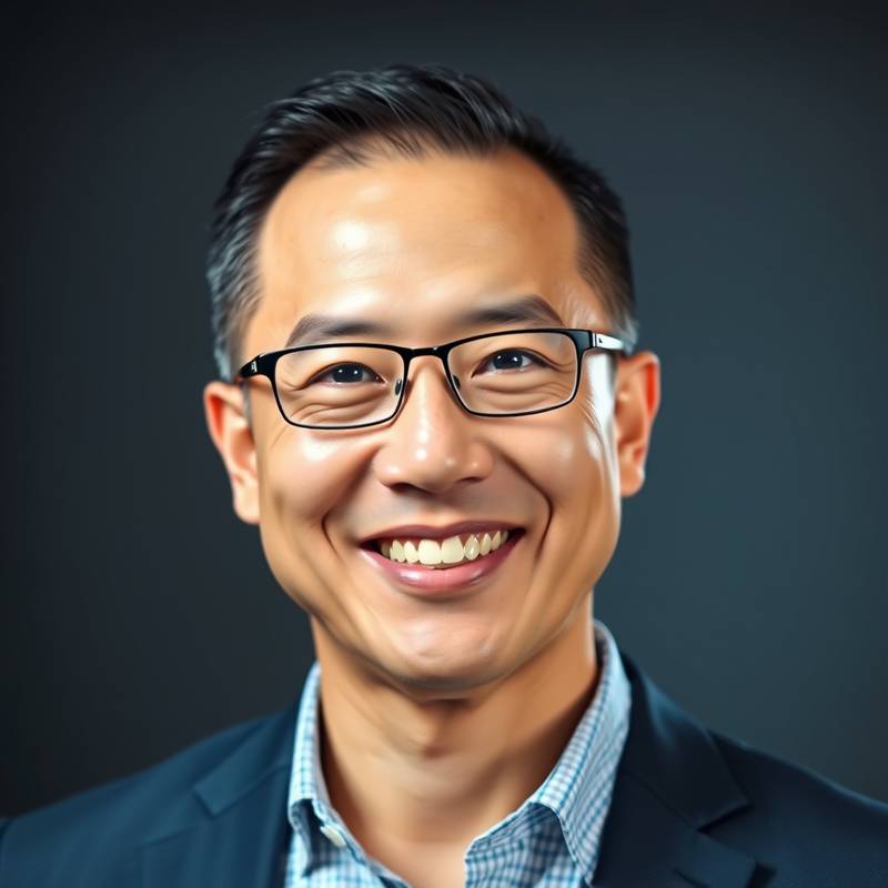 Photo of David Lee, the Head of Marketing at LearnWise, displaying a confident smile.